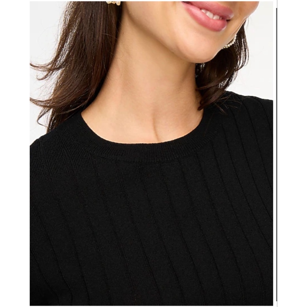 Jcrew Ribbed Merino Wool-Blend Sweater - Picture 2 of 4